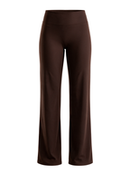 Flared Leggings - Dark Brown