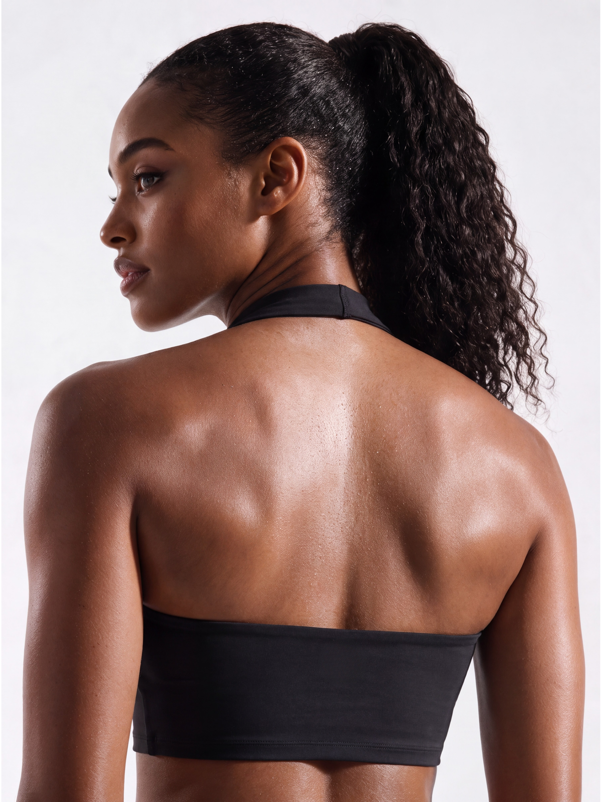 Halter Tank Top - Black