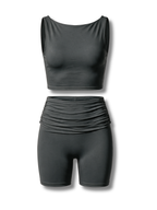 SOL Short Set - Grey
