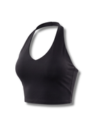 Halter Tank Top - Black